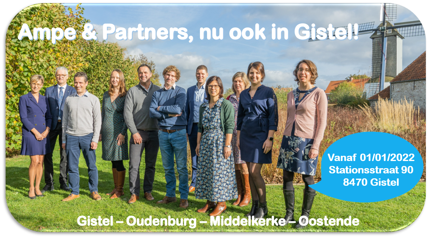 Ampe & Partners nu ook in Gistel!
